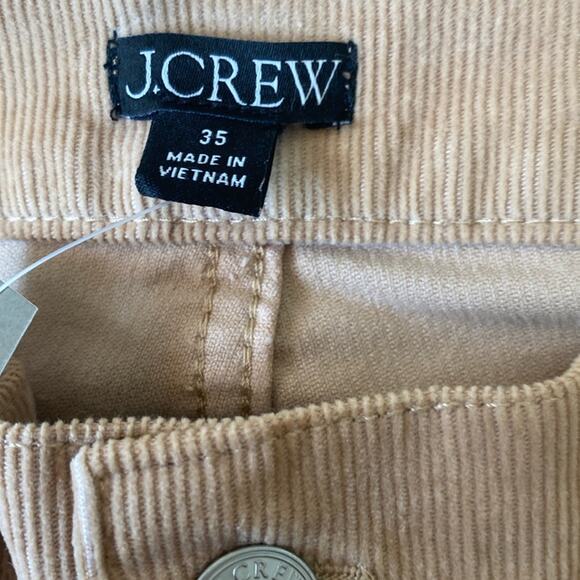 J.Crew LIGHT KHAKI High-rise slim demi-boot corduroy pant - Picture 6 of 8